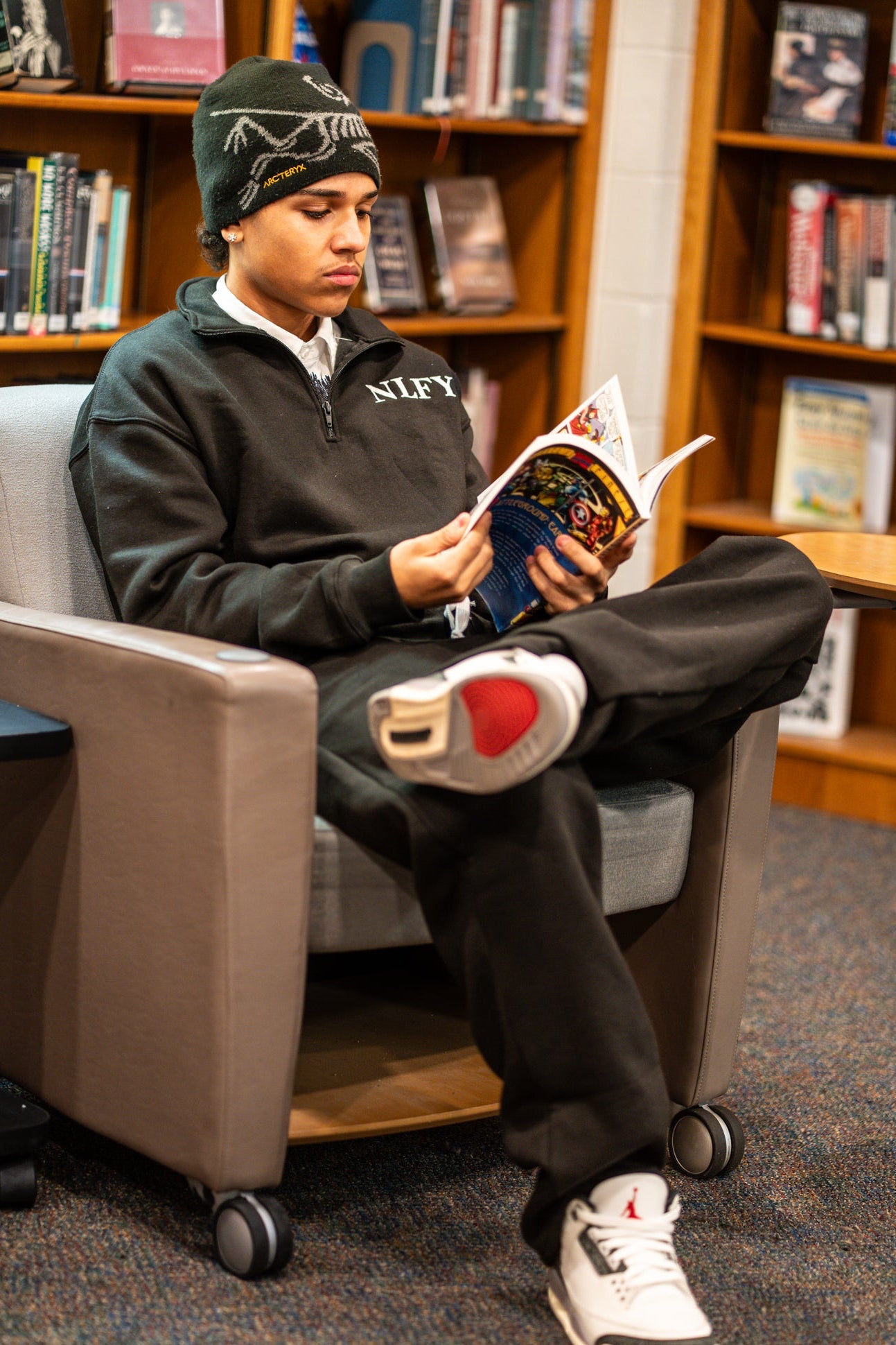 Black Quarterzip sweatsuit