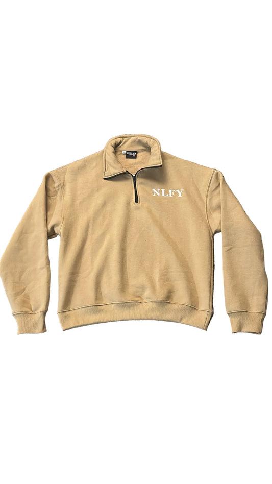 Tan QuarterZip Top