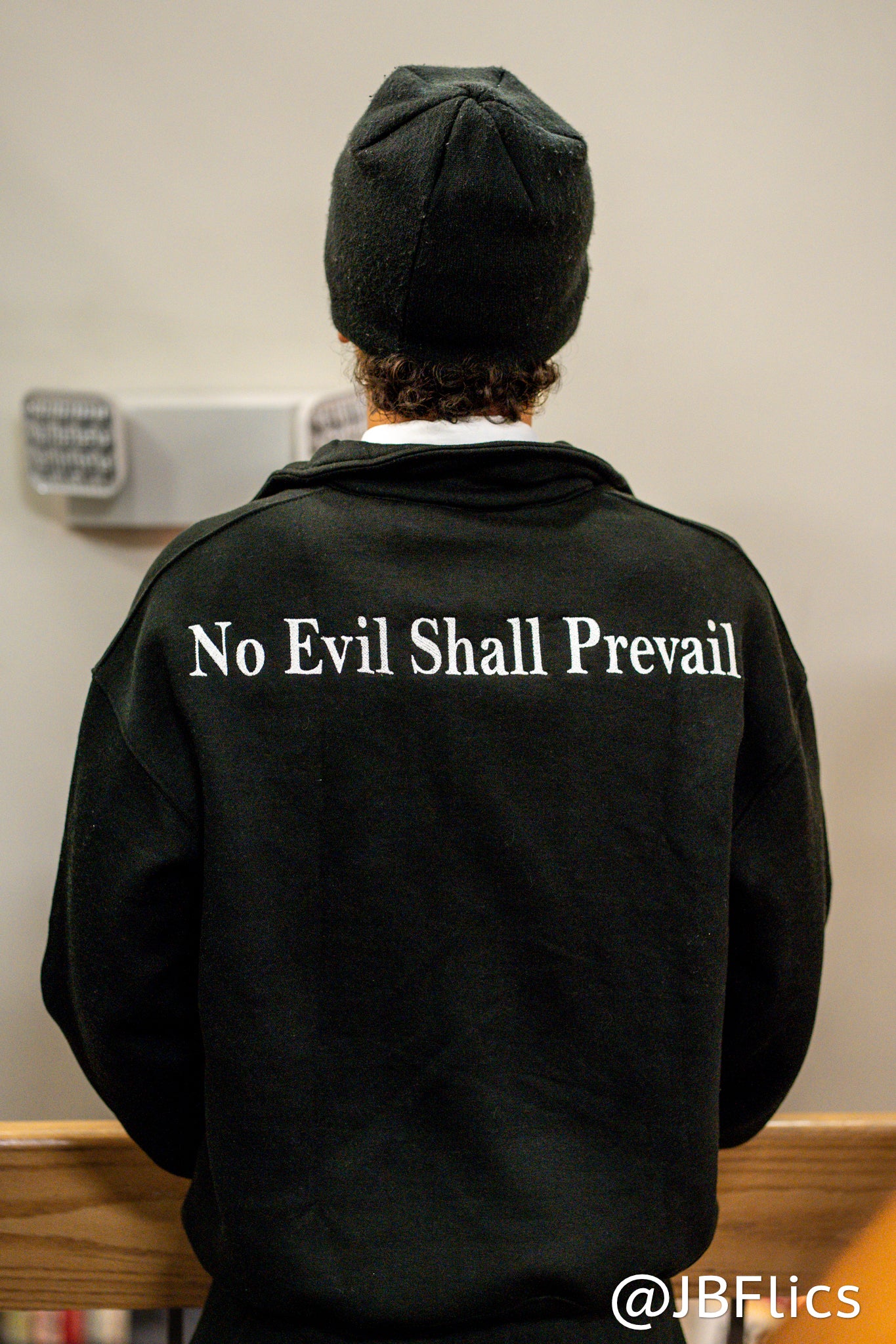 Black QuarterZip Top