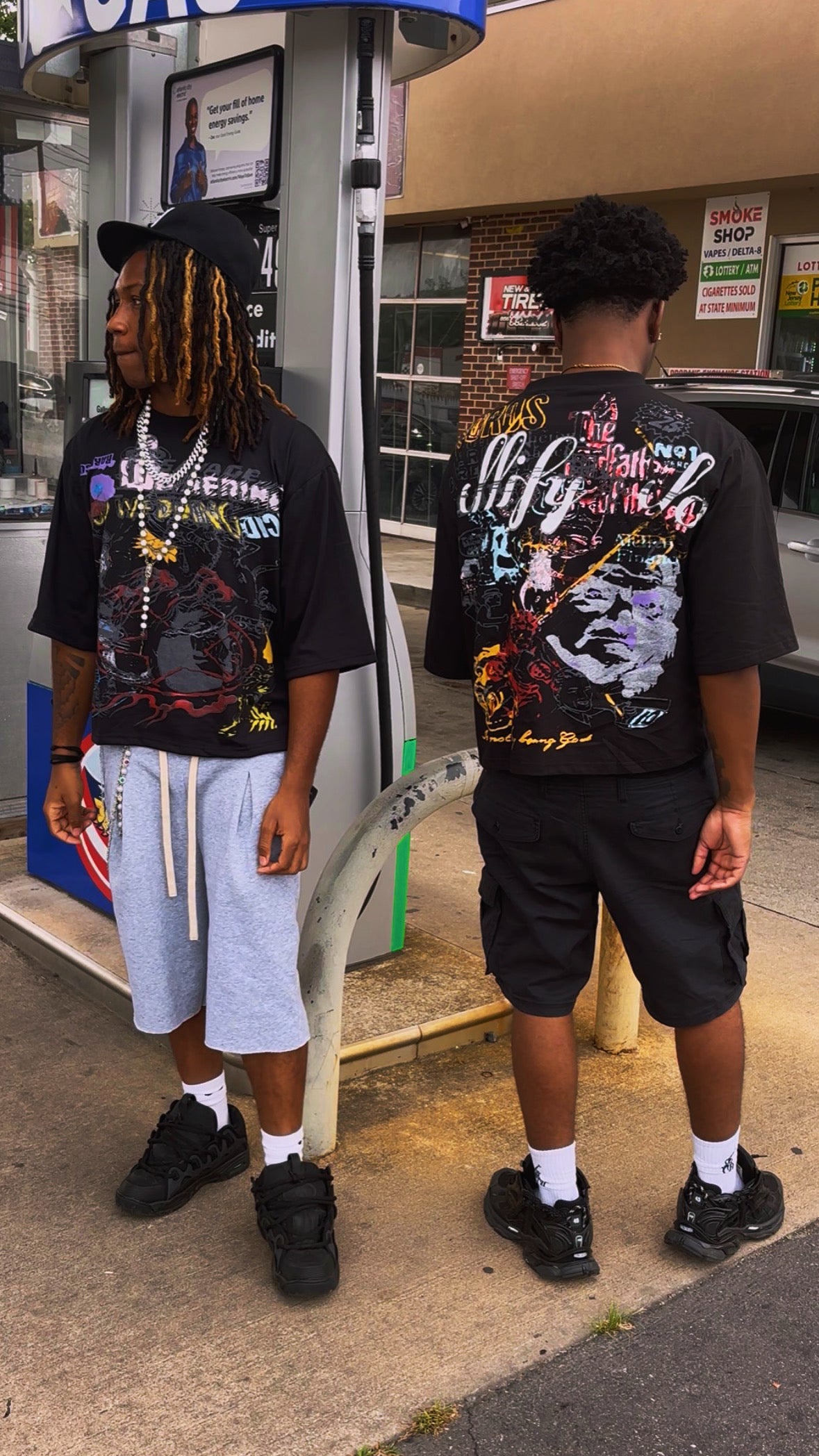 Graphic Boxy nullify shirt